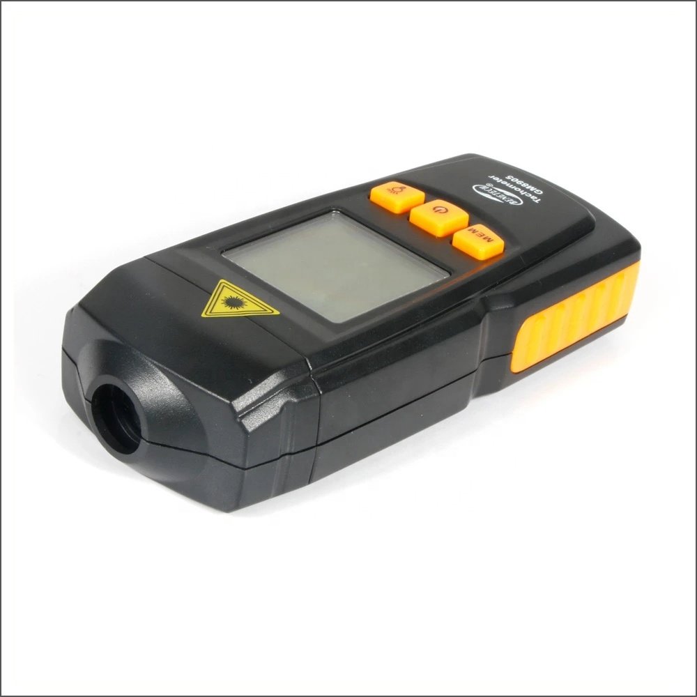2.5-99999RPM Digital Laser Photo Tachometer Non Contact RPM Tach Digital Laser Tachometer Speedometer Speed Gauge Engine GM8905