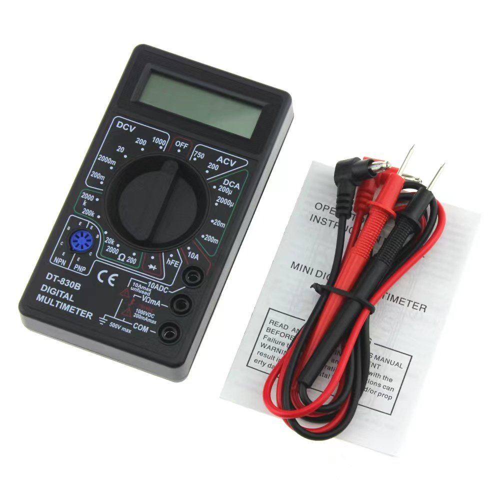 DT830B Digital Multimeter Mini multimeter Handheld multimeter electrical meter