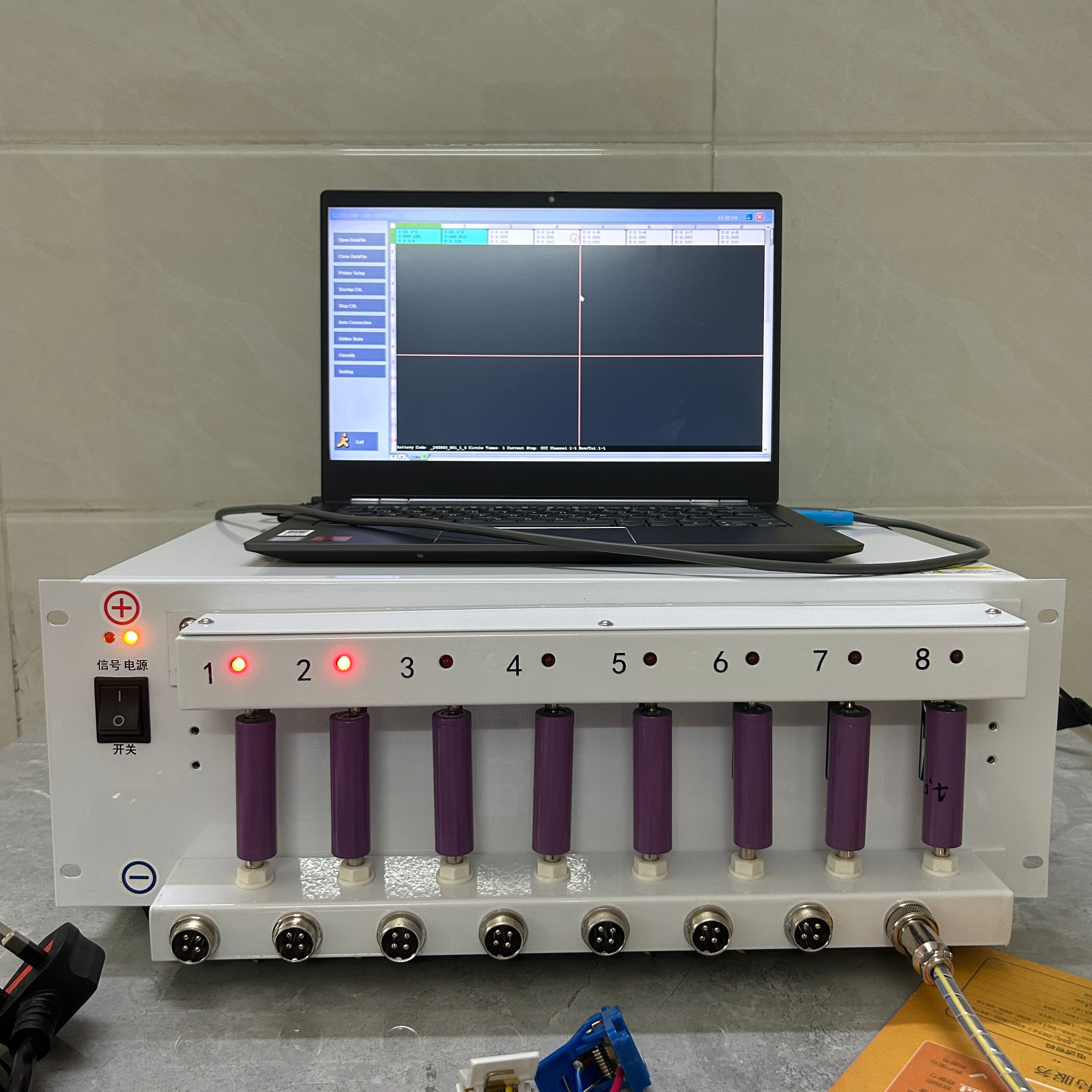 Battery Tester Battery Analyzer 5V6A 18650/26650/21700 Cylindrical Lithium Battery Capacity Tester