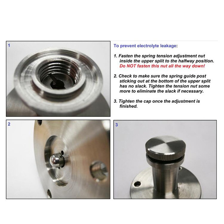 AOT-STC-2 Battery Cycler Split-Able Test Cell for Testing Electrode Materials of Rechargeable Batteries