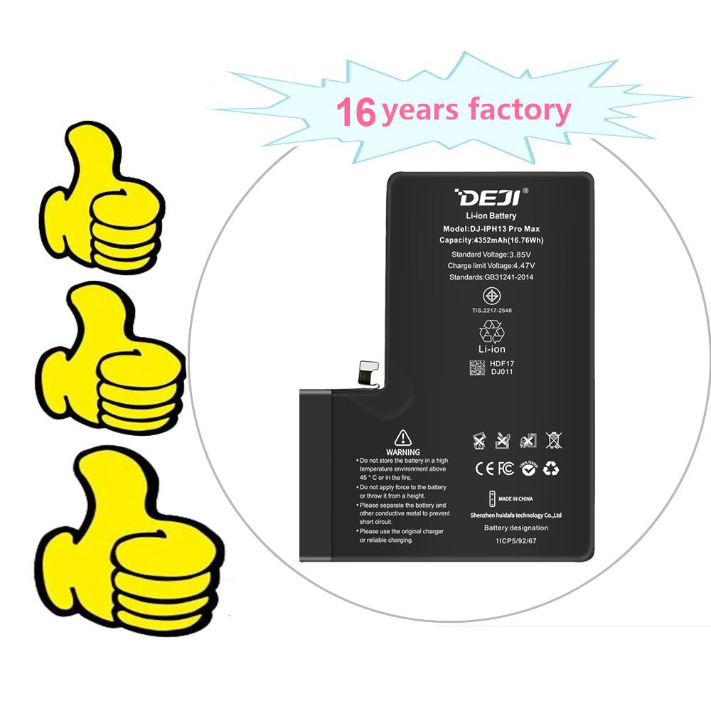 DEJI Handy-Akku portable cell phone battery for iphone 13 pro max battery tester