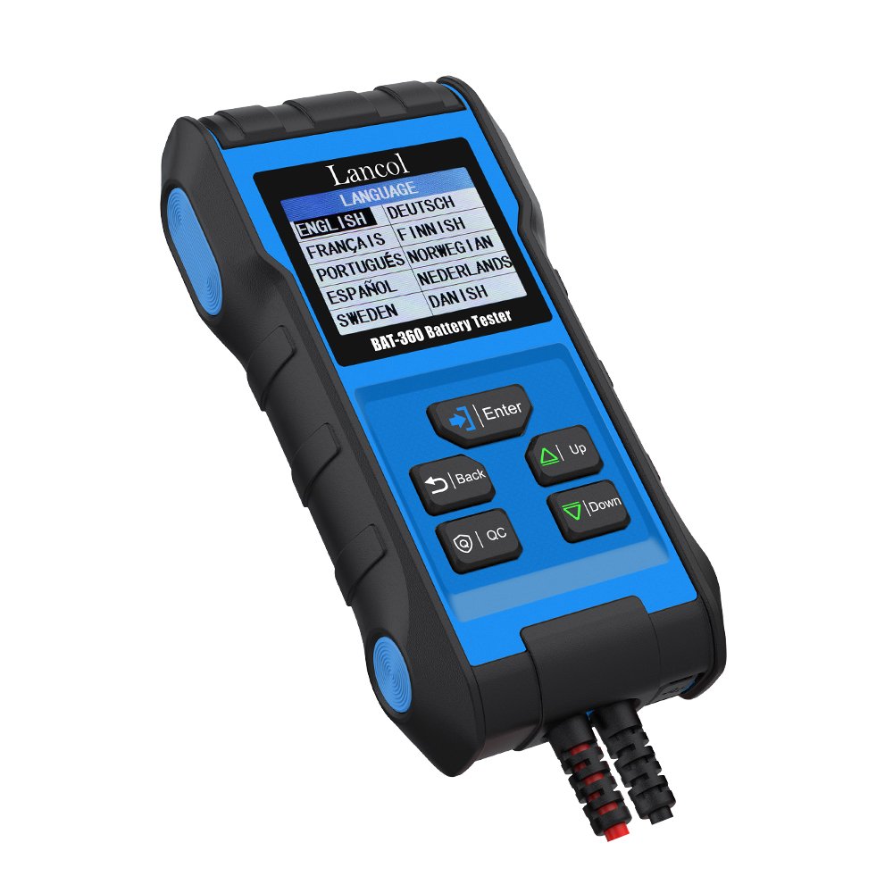 Lancol Car Battery Tester BAT-360 New Strong Clamp Car Battery CCA Analyzer Suitable For 12V LifePO Battery