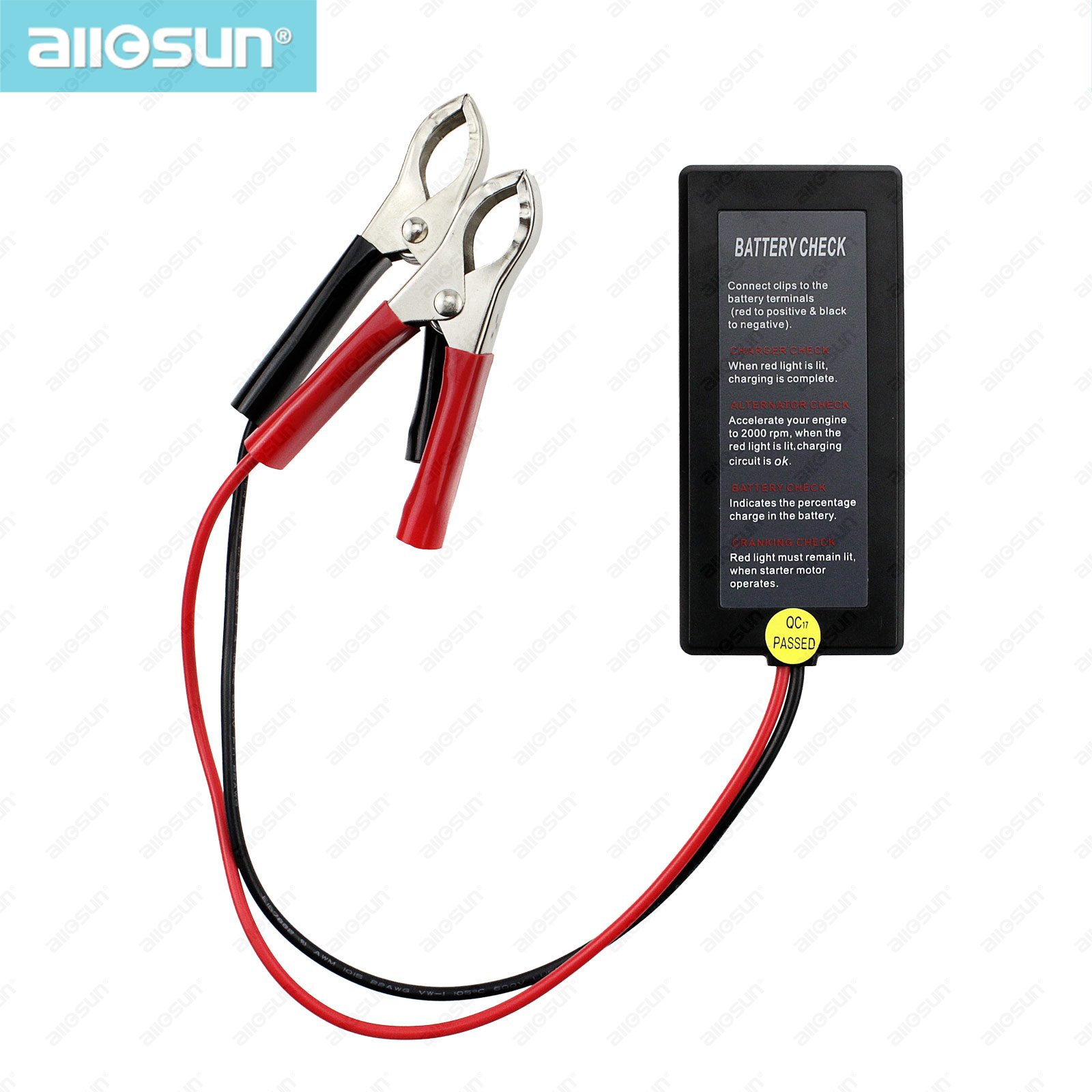 12V Automotive Car Battery Tester LCD Digital Test Analyzer Auto System Analyzer Alternator Cranking Check all-sun GK503