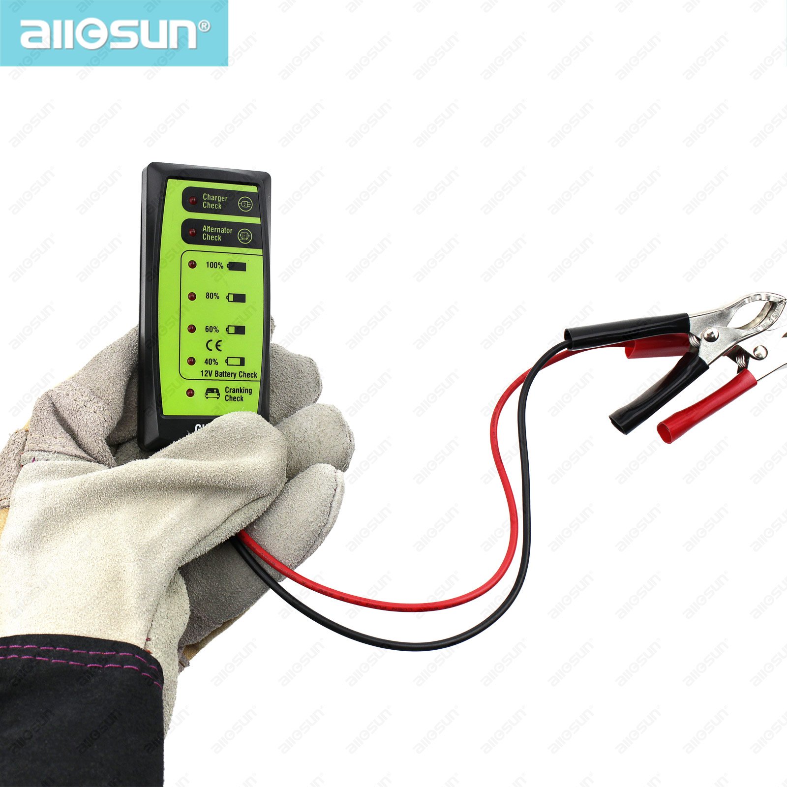 12V Automotive Car Battery Tester LCD Digital Test Analyzer Auto System Analyzer Alternator Cranking Check all-sun GK503