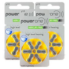 power one Hearing aid battery 1.4v zinc air button cell battery Long lasting hearing aid battery for the hearing aids by Varta
