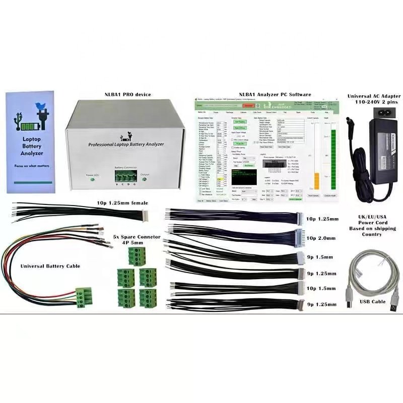 NLBA1 professional laptop battery Analyzer Battery Repair Tester Charger NLBA1 PRO device G-XHH 11