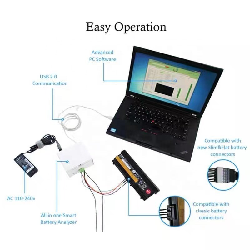 NLBA1 professional laptop battery Analyzer Battery Repair Tester Charger NLBA1 PRO device G-XHH 11