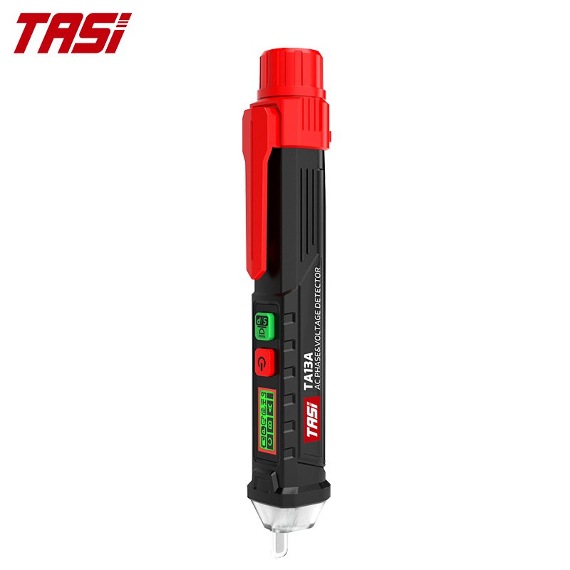 TASI TA13A 3 in 1 Non Contact Voltage Tester AC 12V-1000V Circuits Voltage Detector Phase Sequence Pen