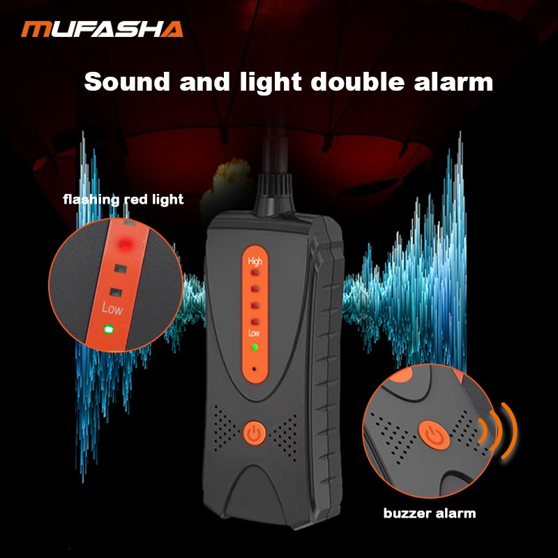MUFASHA 80A portable combustible gas leak detector handheld flammable natural gas methane PPM analyzer meter sound light alarm