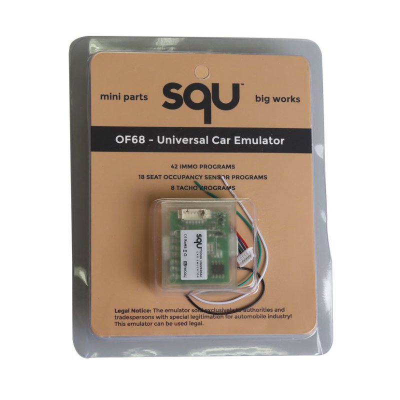 SQU OF68 Universal Car Emulator SQU OF68 Car Emulator Signal Reset Immo Programs Place ESL Diagnostic Occupancy Sensor Tool