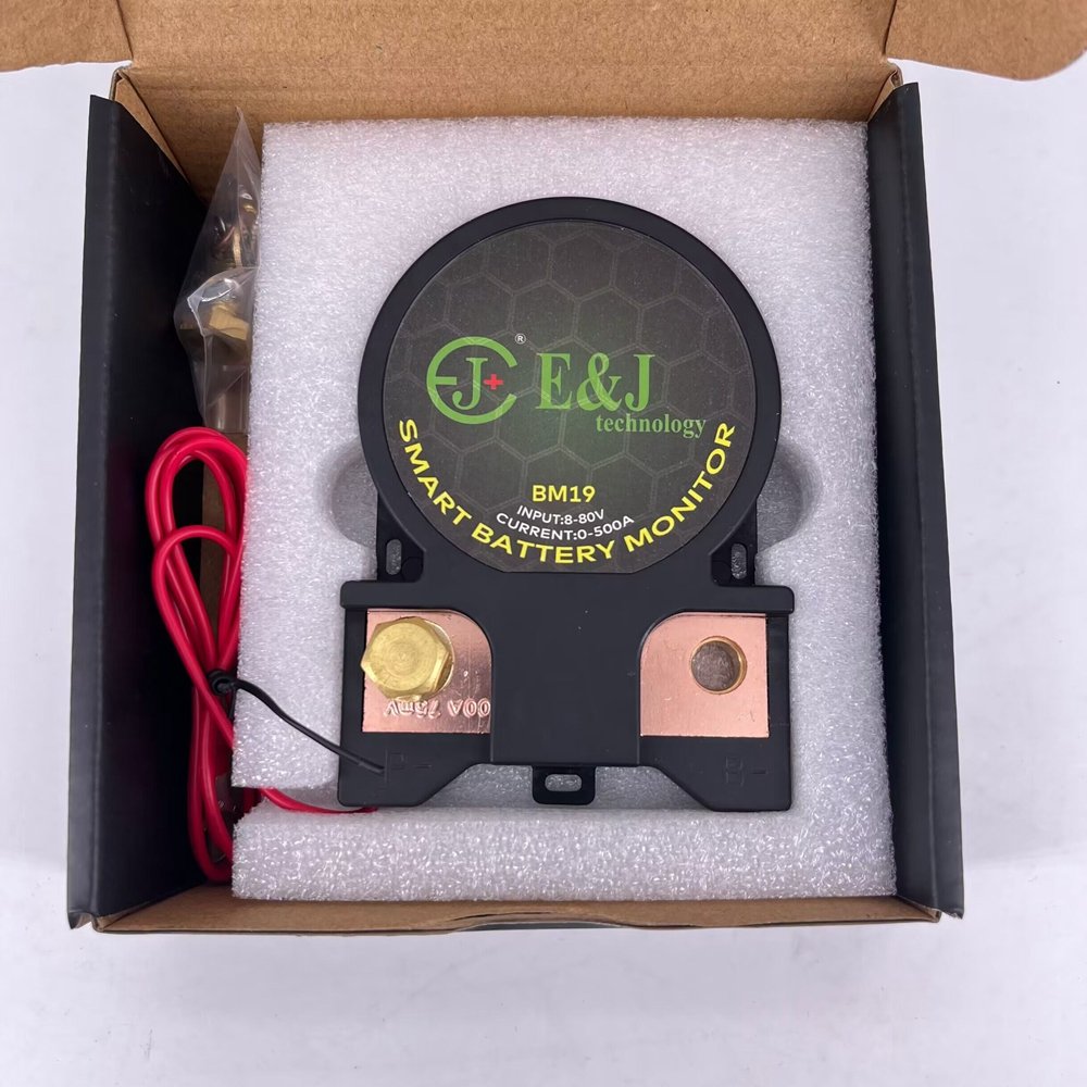 EJ-BM19 Bluetooths 12V lithium battery smart shunt 500A batteries monitor
