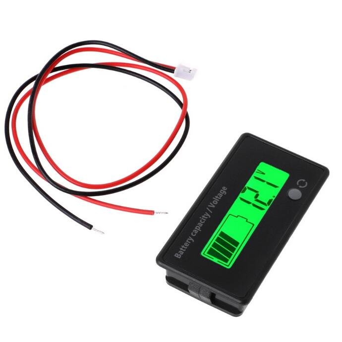 12V 24V 36V 48V 60V 72V 48V Digital Lead Acid Lithium Battery Tester LCD Meter 3S-24S Lipo Li-ion Battery Monitor Indicator