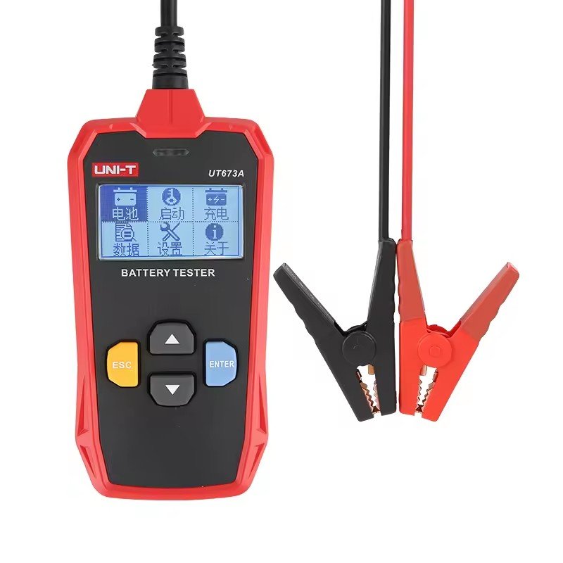 UNI-T UT673A/UT675A Automotive Battery Tester Digital Checker with Printer Professional 12V 24V Car Battery Load Tester