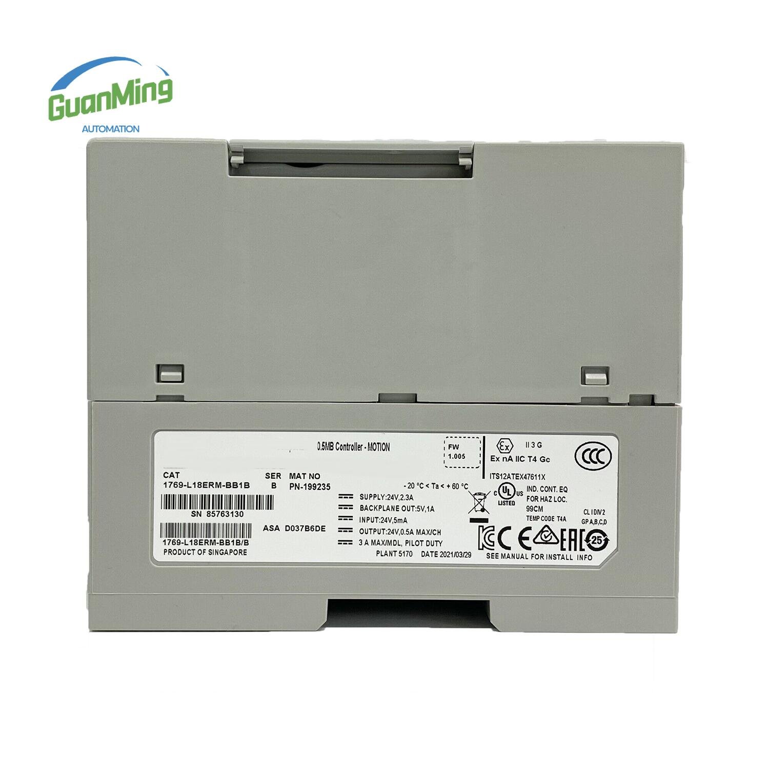 1769L18ERMBB1B SER C All 1769 Series PLC Programming Motion Controller 1769-L18ERM-BB1B