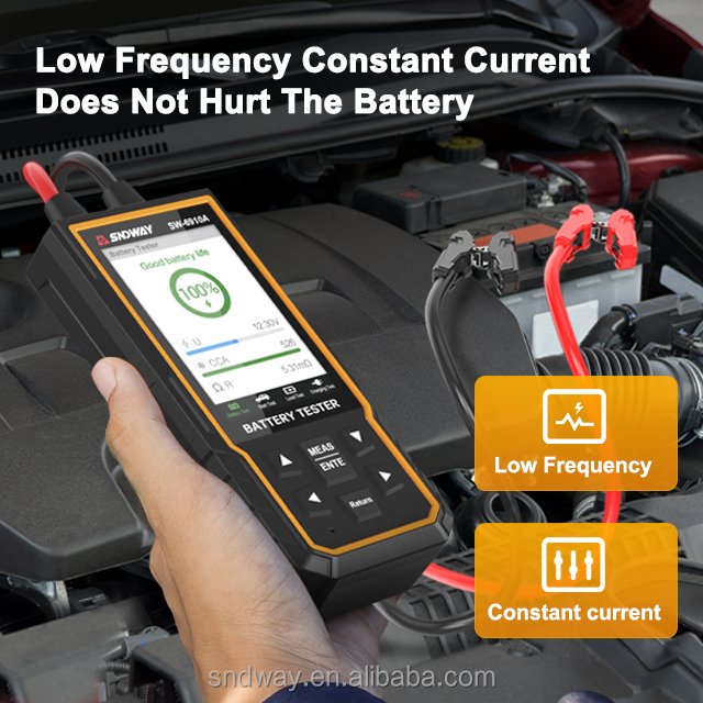 Battery detector industrial tester tools Test 12V/24v Storage Battery Electric Cars discharge current resistance measurement