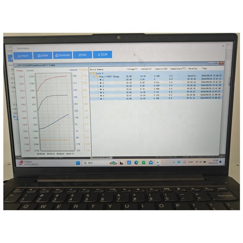 VRLA Battery Lithium Battery Capacity Tester Whole Group Testing Analyzer 9-99V 10A 20A Adjustable Charge and Discharge Machine