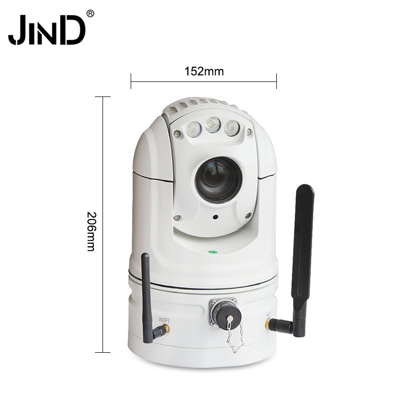 JIND Camera Security Wifi 360degree PTZ Mini Small 4g Sim Card Battery Recharge Cctv Camera With CCTV Tester Monitor 7inch