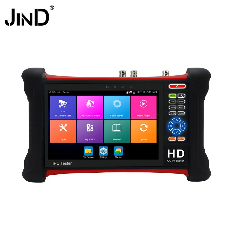 JIND Camera Security Wifi 360degree PTZ Mini Small 4g Sim Card Battery Recharge Cctv Camera With CCTV Tester Monitor 7inch