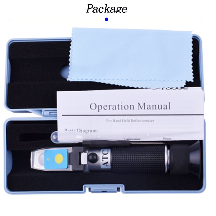 Automotive Antifreez Refractometer Freezing point Urea Adblue Battery fluid Glass water tester meter ATC Tool Portable-Refractom