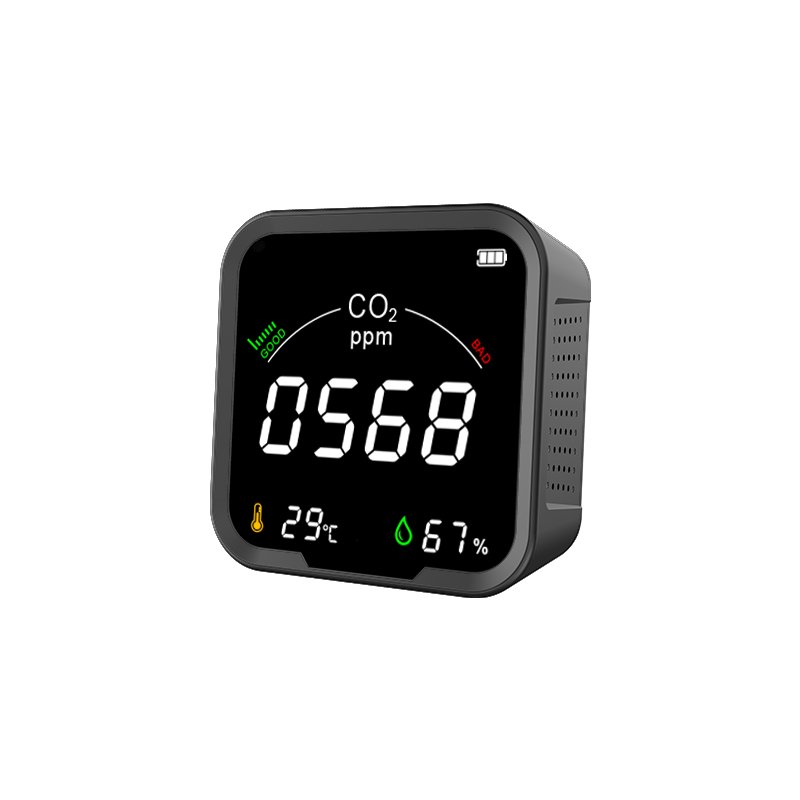 2025 New CO2 meter carbon dioxide detector NDIR air quality monitor detector indoor Chile Spain Peru Japan