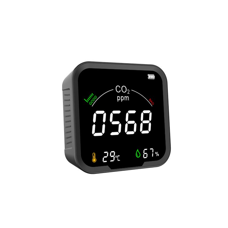2025 New CO2 meter carbon dioxide detector NDIR air quality monitor detector indoor Chile Spain Peru Japan