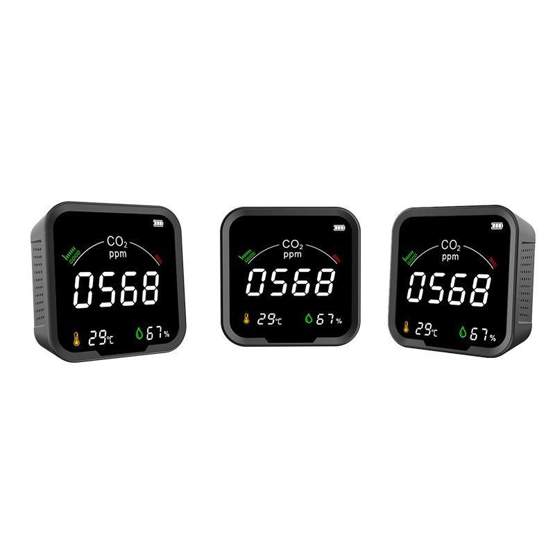 2025 New CO2 meter carbon dioxide detector NDIR air quality monitor detector indoor Chile Spain Peru Japan