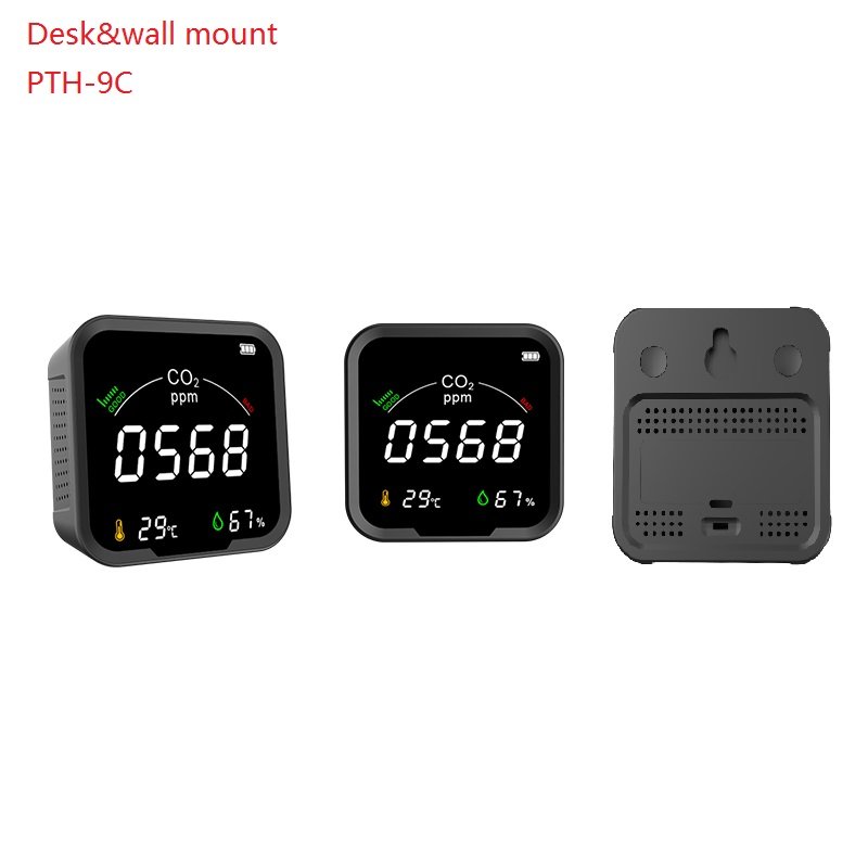 2025 New CO2 meter carbon dioxide detector NDIR air quality monitor detector indoor Chile Spain Peru Japan