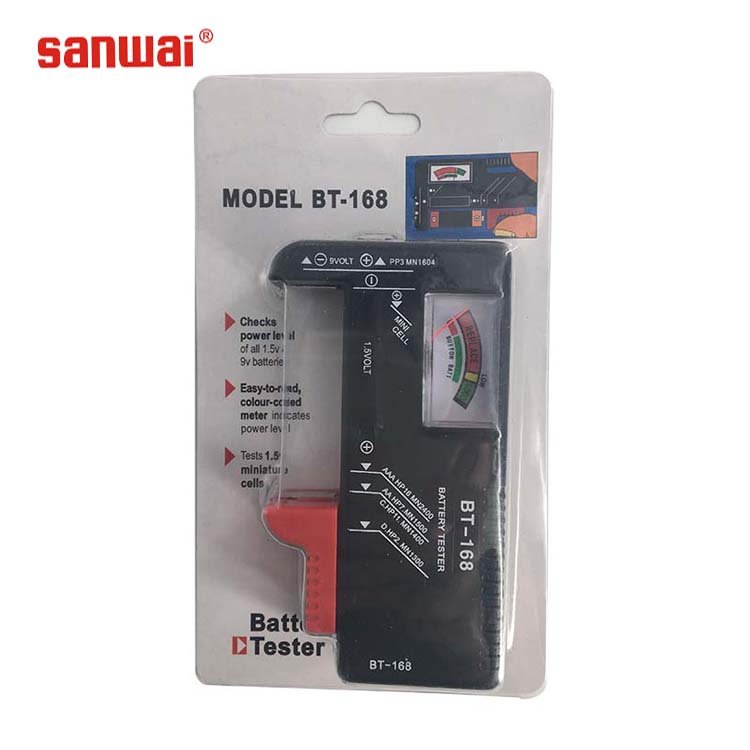 small laptop battery capacity tester BT-168 for testing dry battery and universal button cell