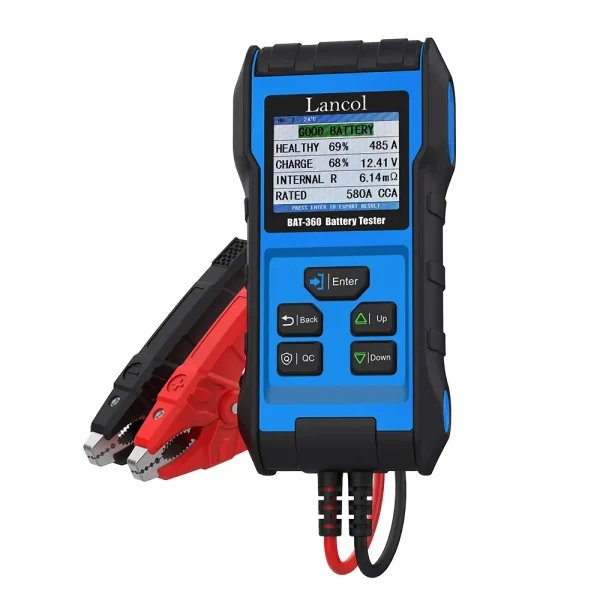 New Lancol BAT-360 Strong Clamp Car CCA Analyzer Suitable For 12V LifePO Battery Tester