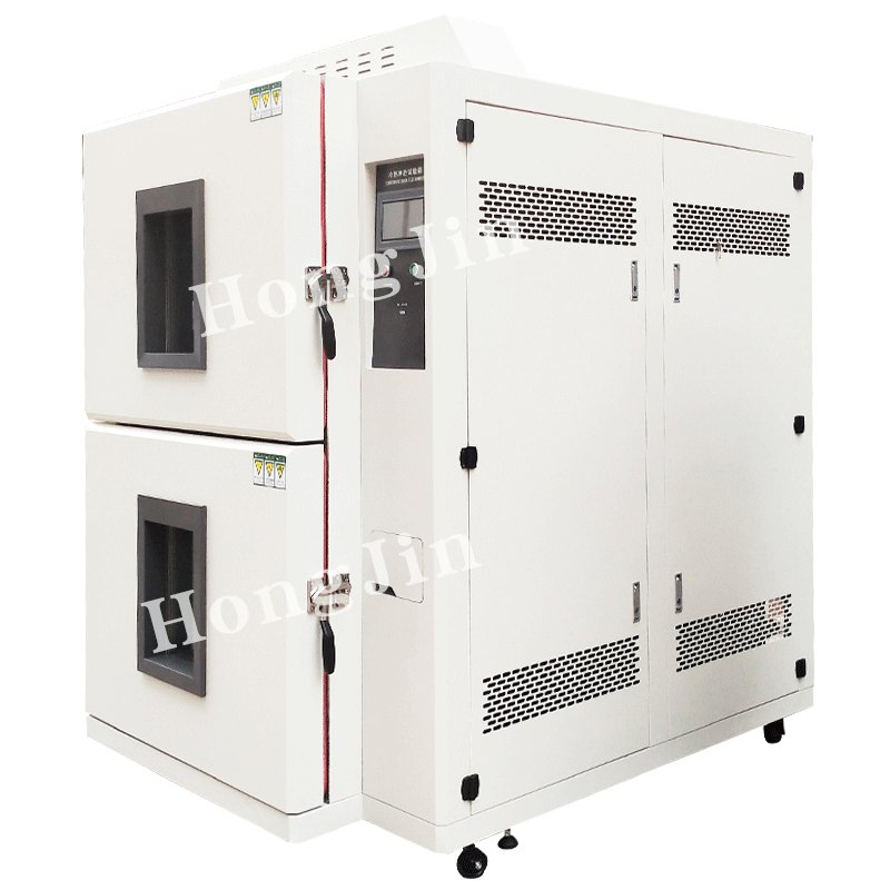 Hongjin 2 Zone Temperature Heat Cold Test Equipment High And Low Temperature Environment Test Chamber Thermal Shock Test Chamber