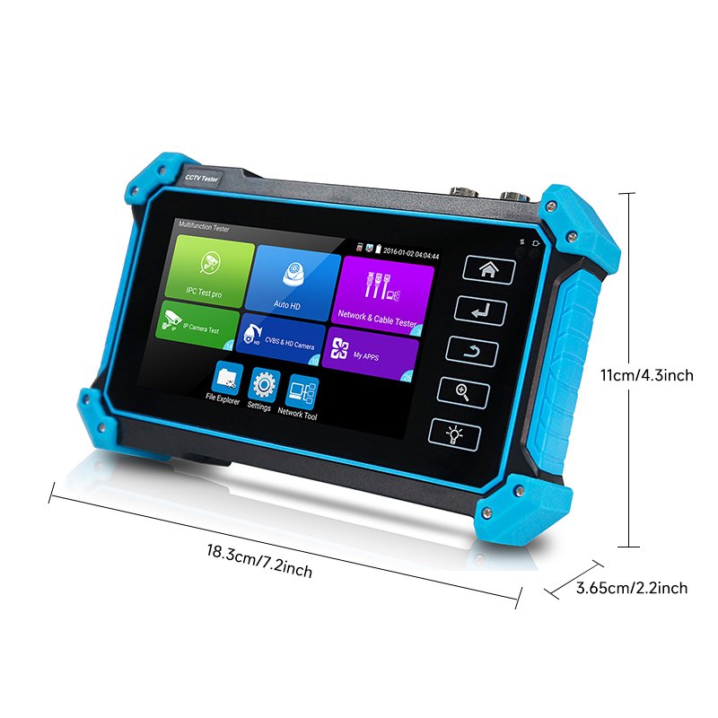 NOYAFA NF-IPC715 All in one Ip camera test monitor 5 inch IPS touch monitor 4K HD CCTV camera tester