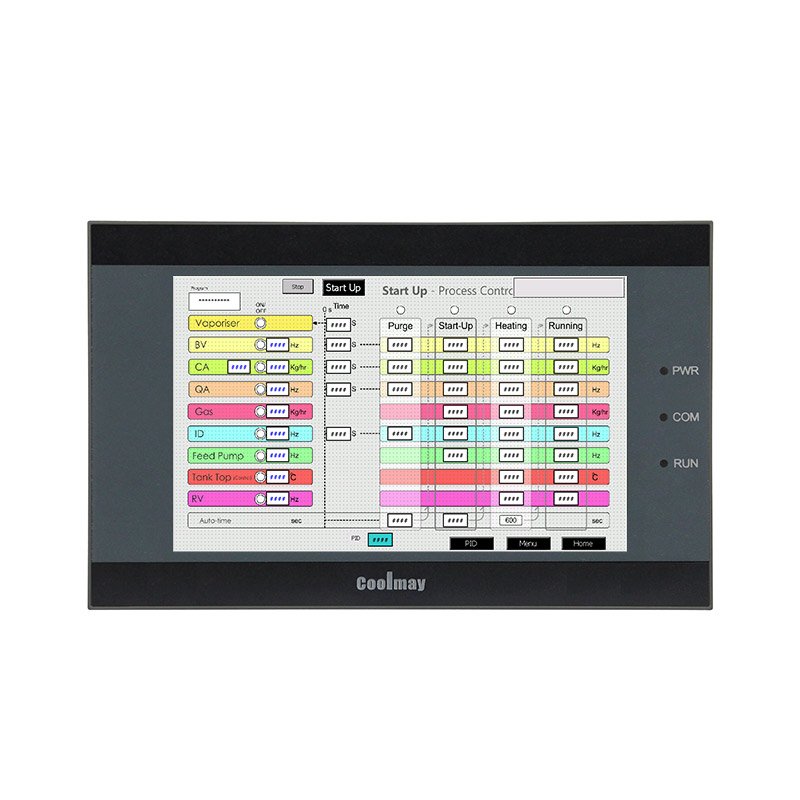 Coolmay HMI/PLC all-in-one stepper motor speed industrial PLC Programmable Logic controller for Automatic packaging machine