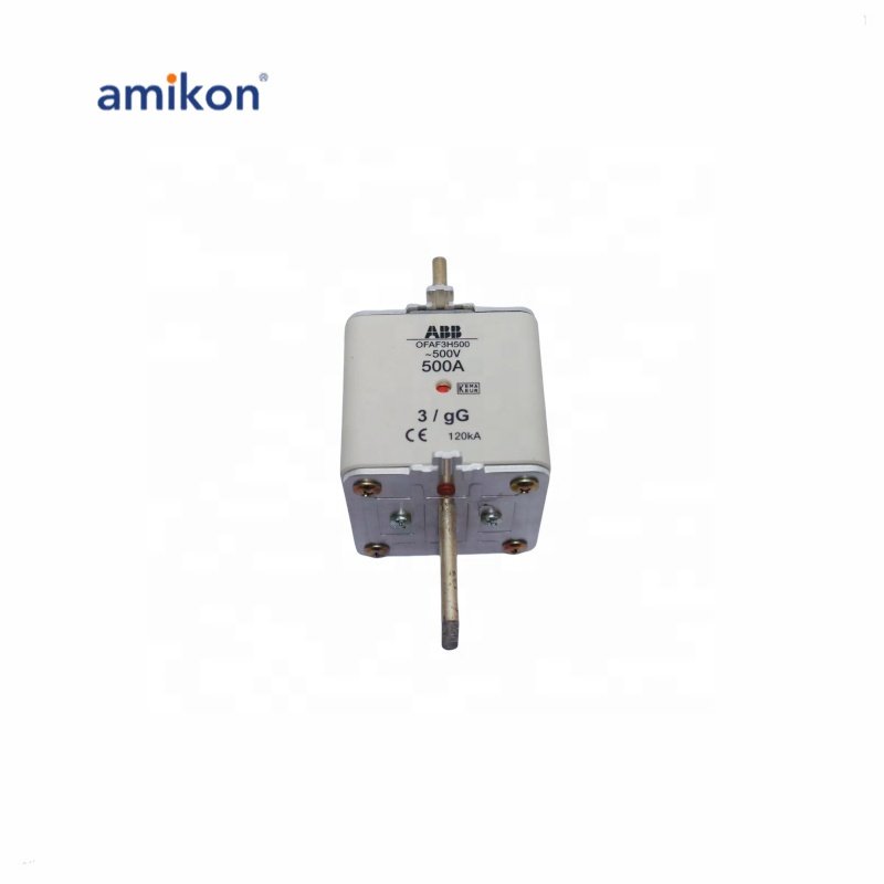 Original Factory-Sealed OFAF3H500 500A Centred Tag Fuse for PAC & DEDICATED PLC Controllers