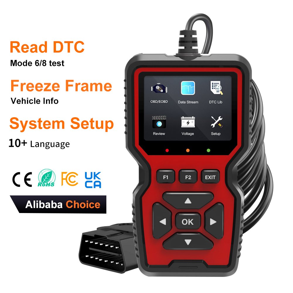 Source Factory V519 professional obd 2 fault code reader auto tool OBD ii READER scanner elm327 diagnostic machine for all cars