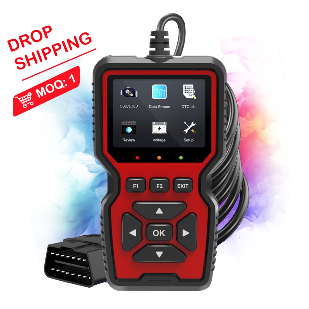 Source Factory V519 professional obd 2 fault code reader auto tool OBD ii READER scanner elm327 diagnostic machine for all cars