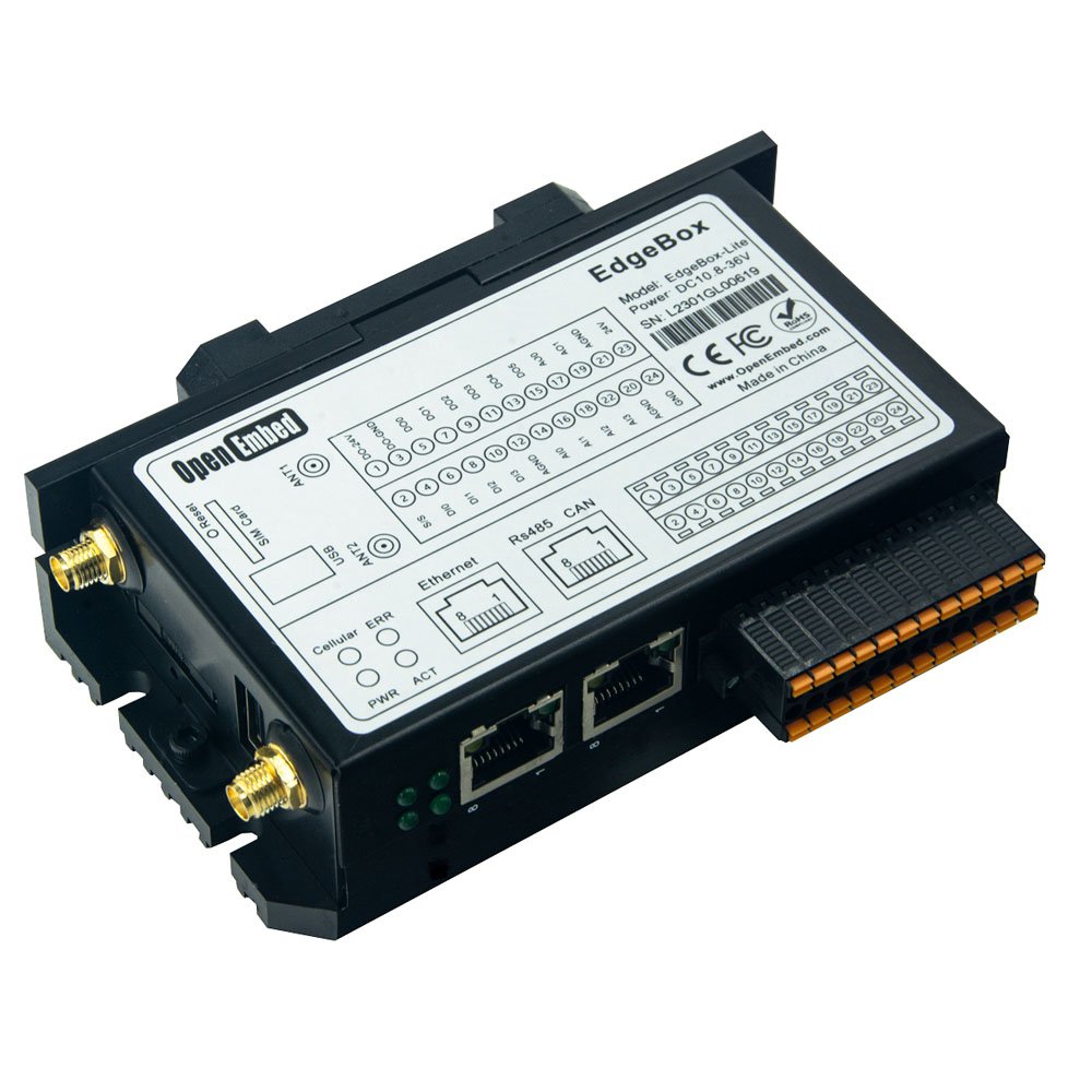 EDGEBOX-ESP-100 INDUSTRIAL EDGE CONTROLLER, Edgebox-Lite WIFI BLE 4G LTE ETHERNET CAN RS485 IIOT Controller
