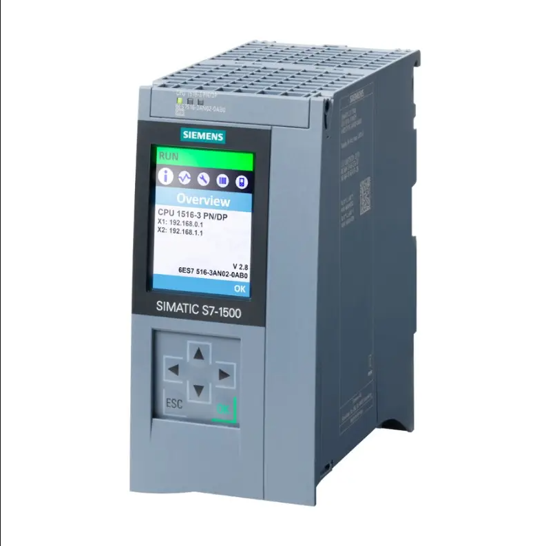 6ES7516-3AN02-0AB0 S7-1500 CPU 1515-2 PN central processing unit with work memory 1 MB for program and 4.5 MB for data