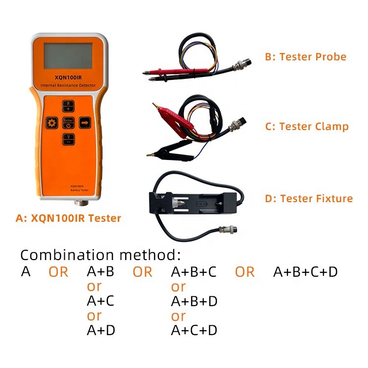 Fixture Probe Clamp True Four-wire AC Lead Acid Ni-mh Lithium Car High-precision Internal Resistance Detector Battery Tester