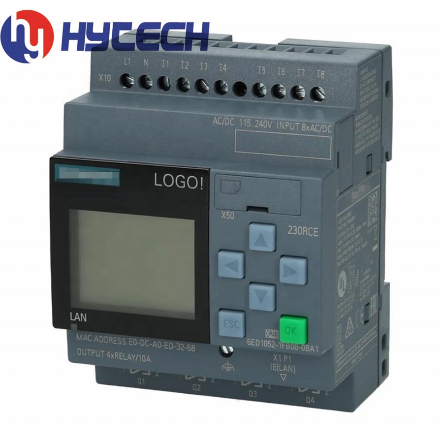 100% New & Original Siemens Logic Module LOGO! 230RCE DI 8/DO 4 6ED1052-1FB08-0BA1 For Siemens Logo plc