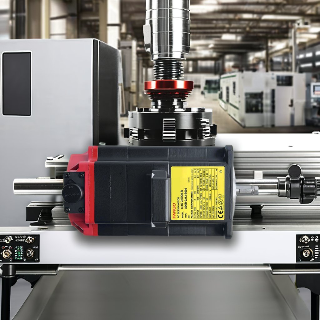 Original Fanuc AC Servo Motor A06B-2212-B605 for CNC Machines PLC PAC & Dedicated Controllers