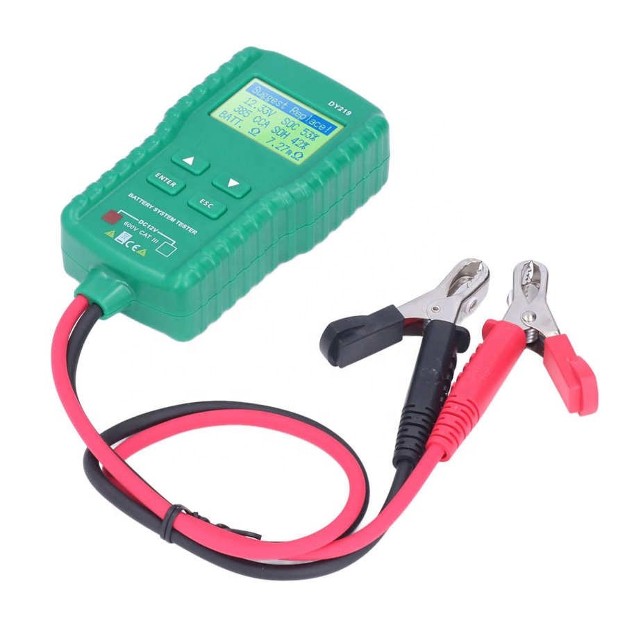 DUOYI DY219 gel 3ah 250 cca car battery internal resistance load analyzer tester 12v