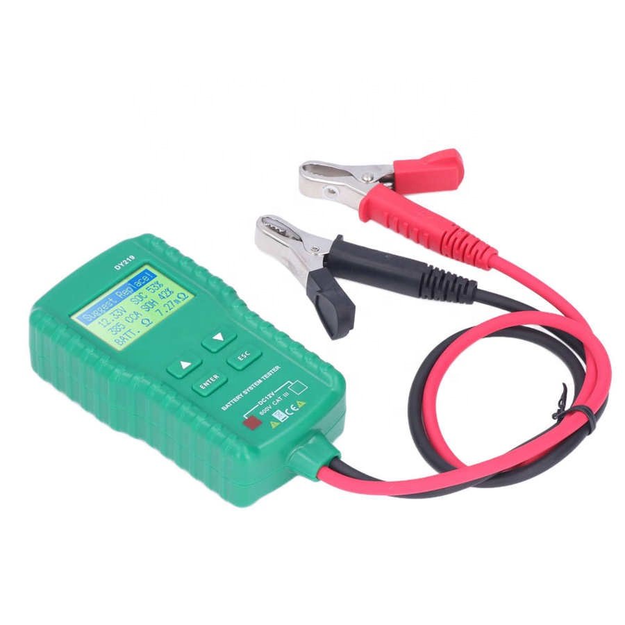 DUOYI DY219 gel 3ah 250 cca car battery internal resistance load analyzer tester 12v