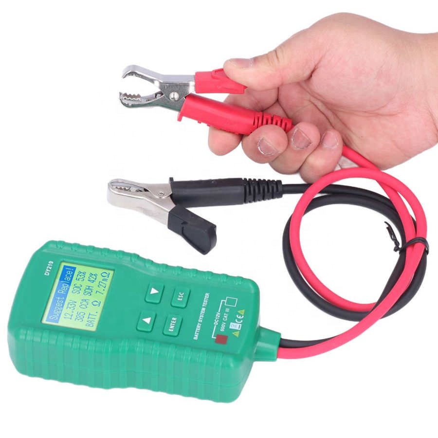 DUOYI DY219 gel 3ah 250 cca car battery internal resistance load analyzer tester 12v