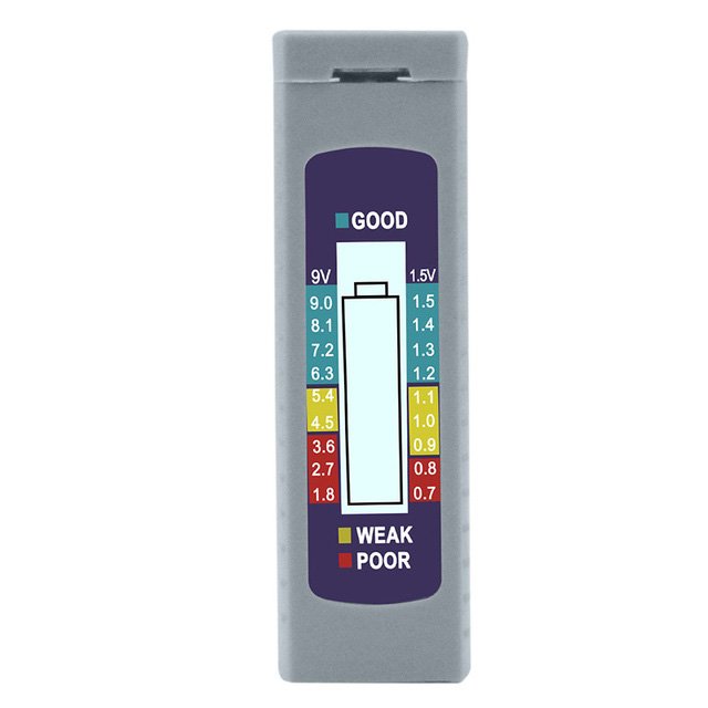 Digital Battery Tester Battery Capacity Detector Capacitance Diagnostic Tool LCD Display AAA AA Button Cell Universal Tester
