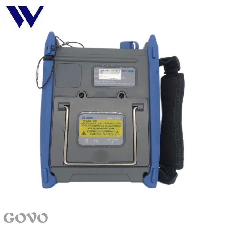 4.3 inch touchscreen AE1001 SM OTDR OPM VFL 1310/1550nm 26/24dB 70km Deviser Portable FTTx OTDR Tester