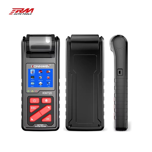 KONNWEI Midtronics KW720 6V/12V/24V Motorcycle Car Truck Battery Tester with Thermal Printer similar
