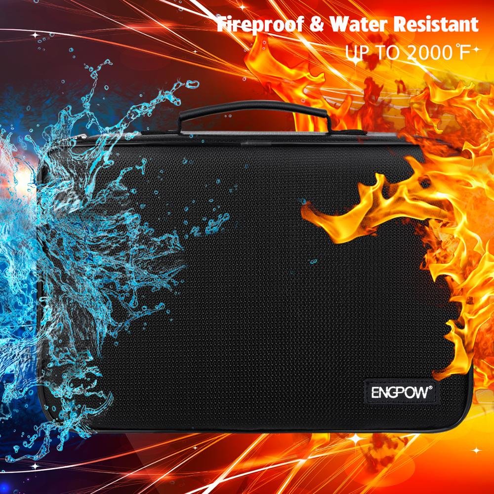 Safe Carrying Case Bag Hard Holder with Battery Tester Waterproof Explosionproof Fireproof Battery Organizer Storage Box