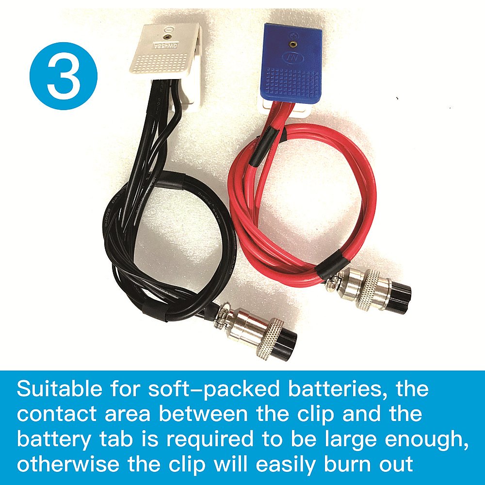 YPSDZ lithium battery cell crocodile clip Fixture clamps Lithium battery capacity tester Discharge instrument Balancer