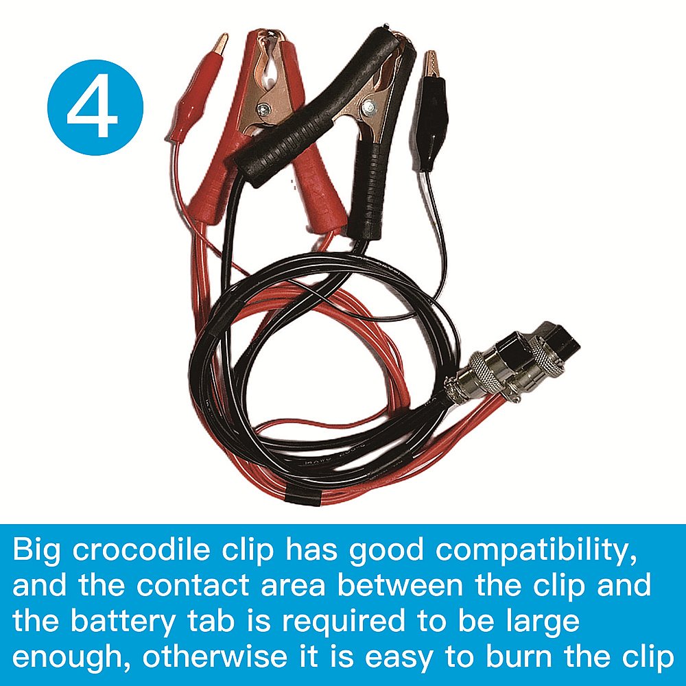 YPSDZ lithium battery cell crocodile clip Fixture clamps Lithium battery capacity tester Discharge instrument Balancer