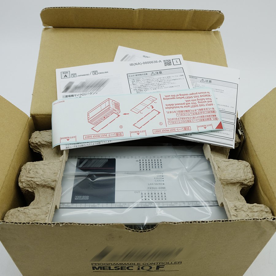 Programmable controller logic Melsec IQ-F FX5UJ-60MR/ES plc output module programmable controller melsec iq-f series